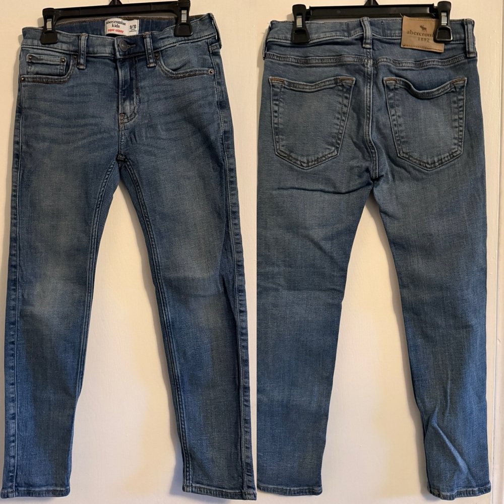 Abercrombie Kids Slim Fit Blue Jeans